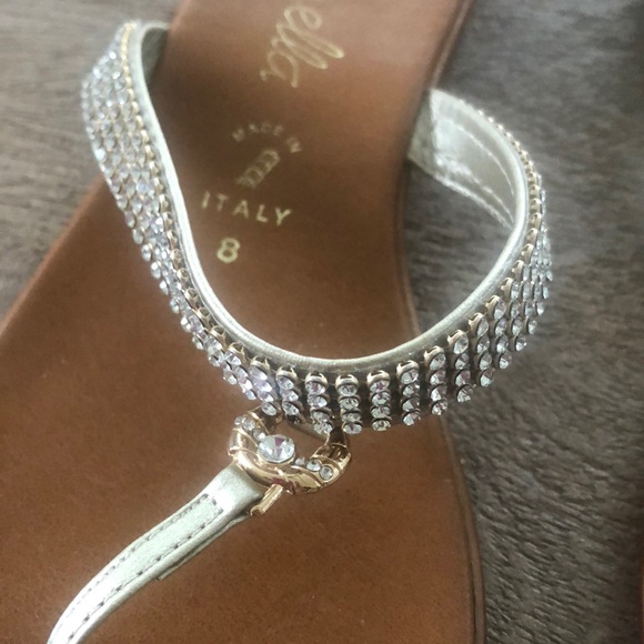 Rhinestone thong sandals - Picture 5 of 6